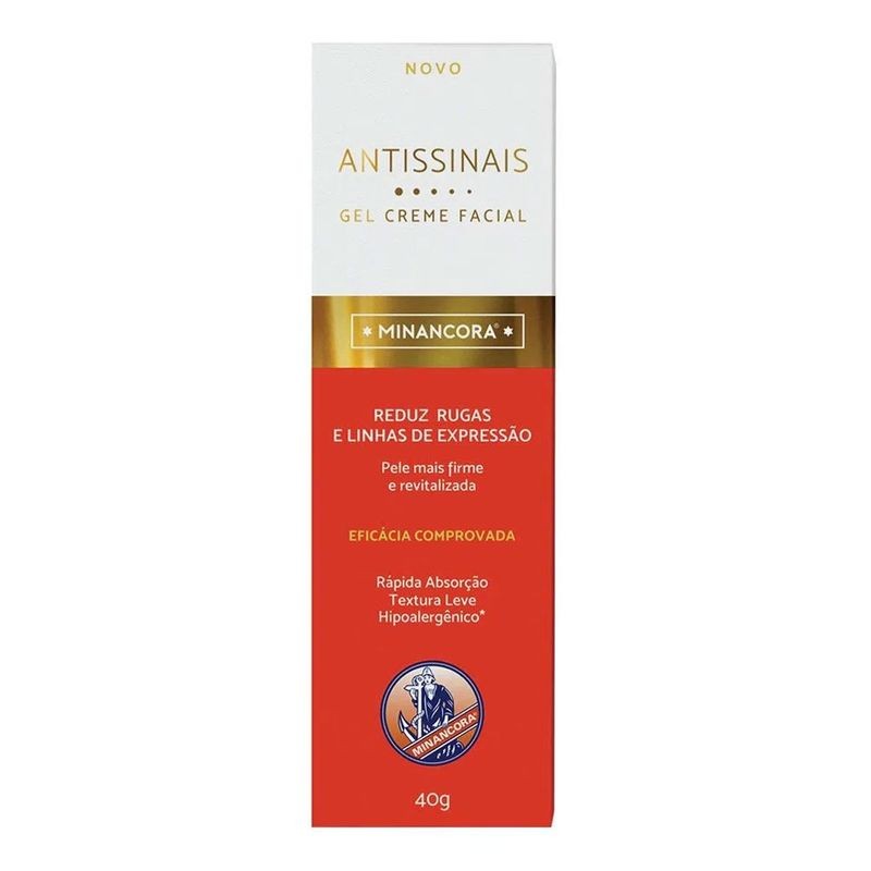 Minancora Gel Creme Facial Antissinais 40g
