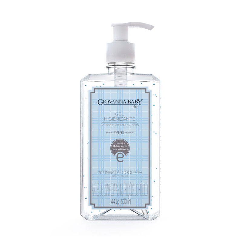 Giovanna Baby Gel Higienizante Blue Para Maos 500ml