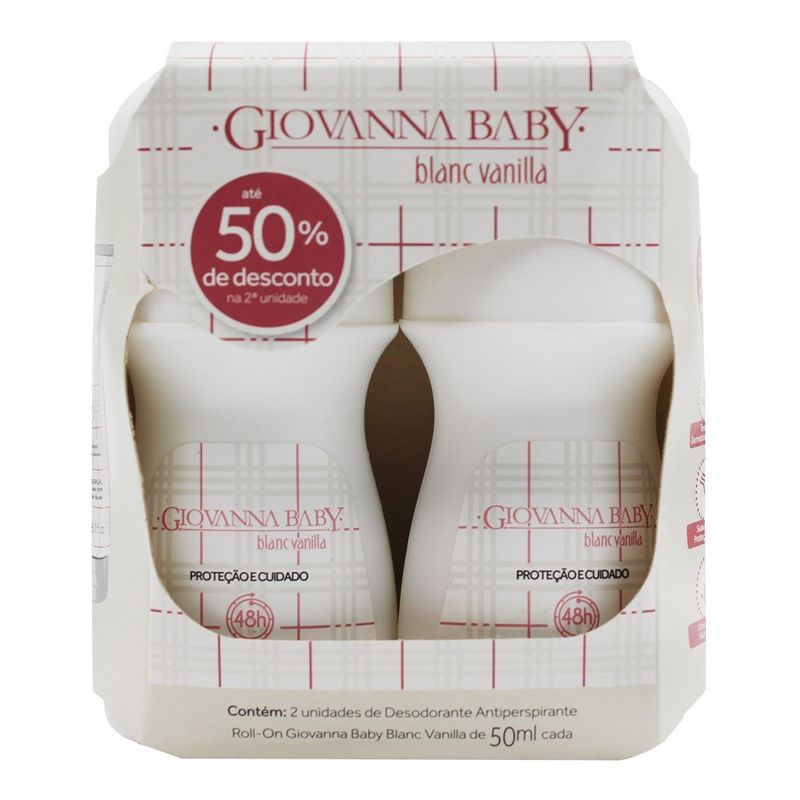 Giovanna B 50ml Feminino Vanilla C/2