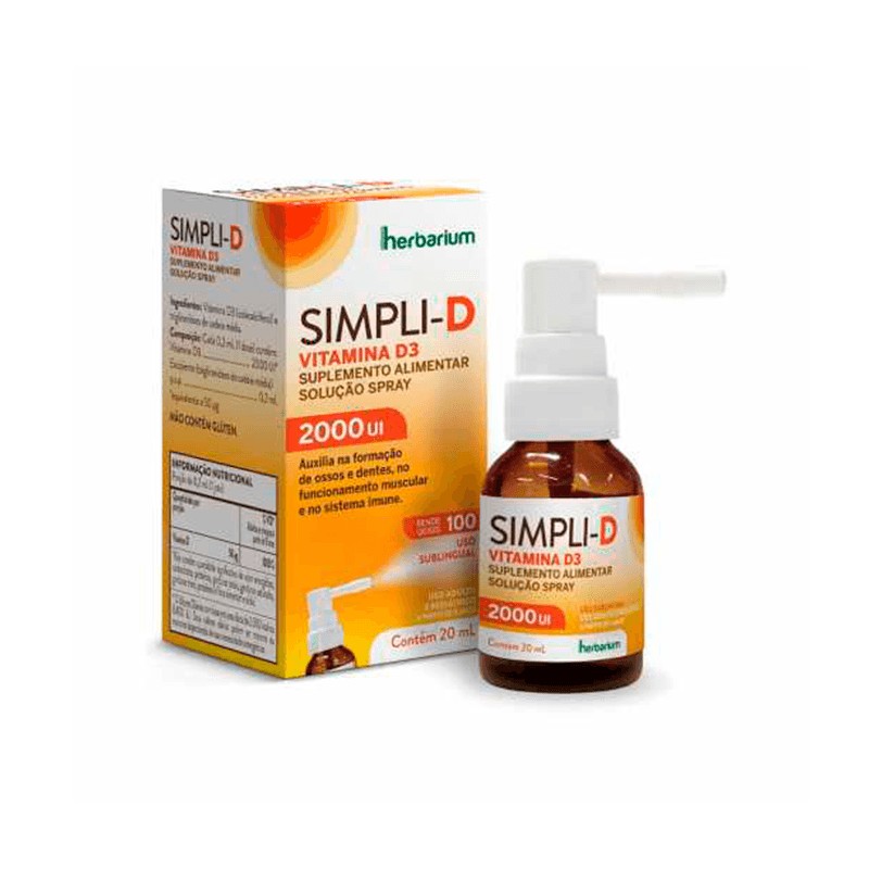 Simpli D Spray Sublingual 2.000UI 20ml