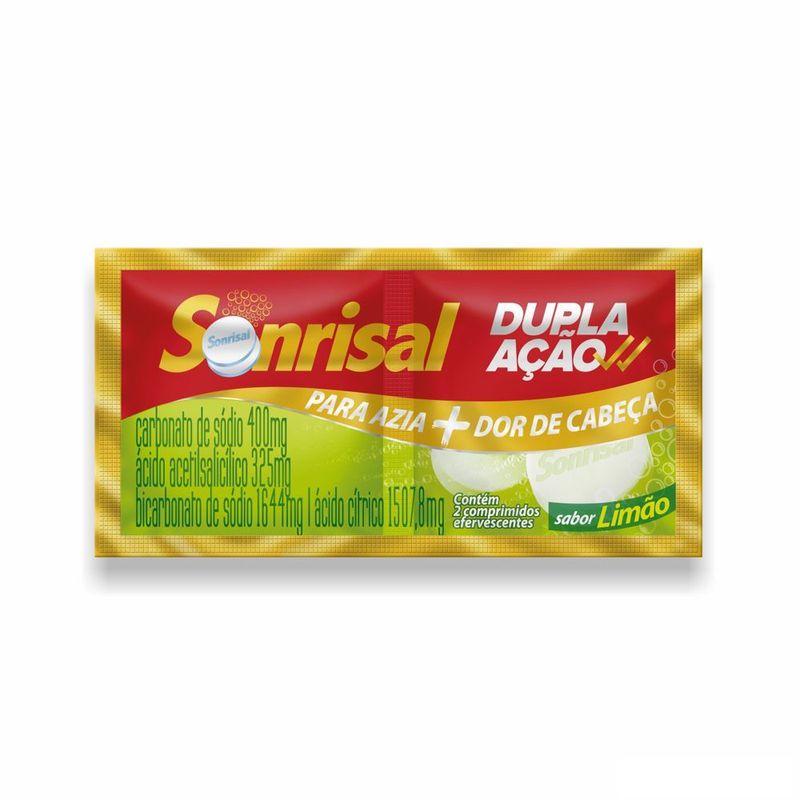 Sonrisal Limao envelope com 2