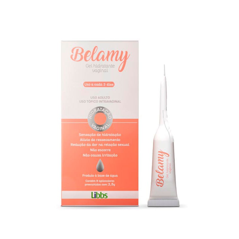 Belamy Gel Hidratante Vaginal 2,5g c/8 Aplicadores