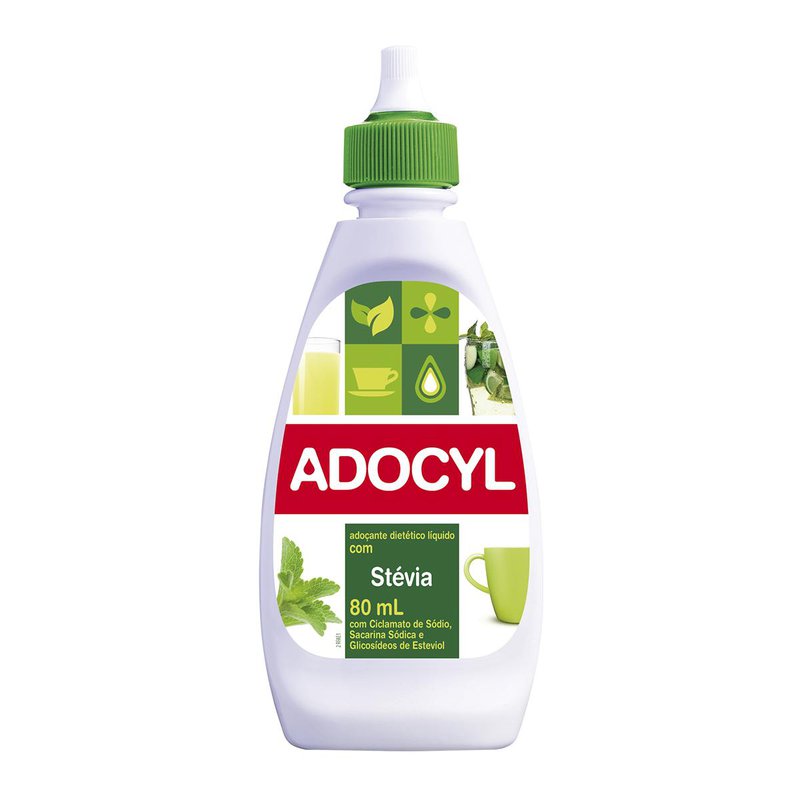 Adocante Adocyl Liquido Stevia 80ml