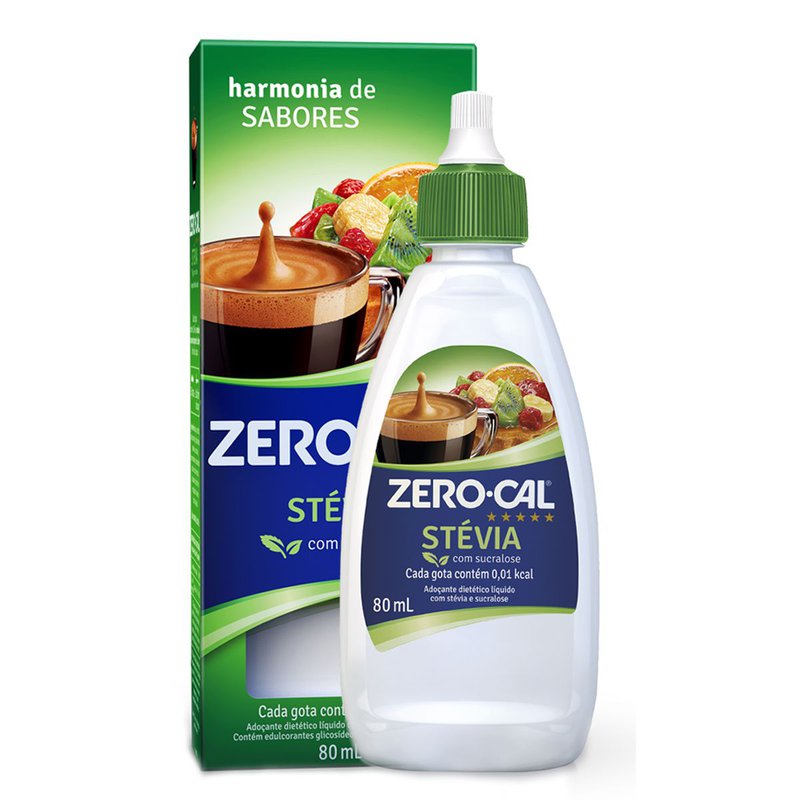 Adocante Zero-cal Stevia 80ml