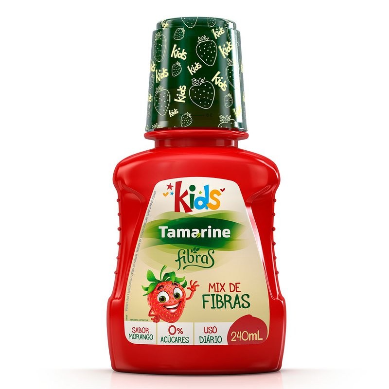 Tamarine Fibras Kids Morango 240ml