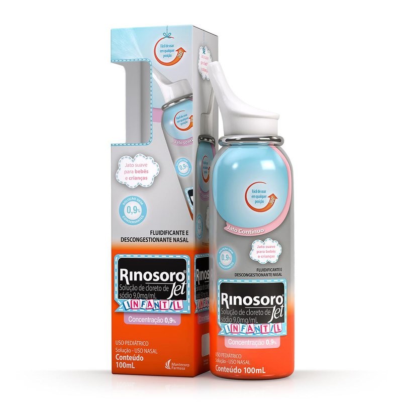 Rinosoro Jet Infantil. 0,9% 100ml