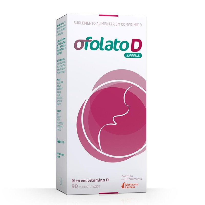 Ofolato D 2.000UI c/90 Comprimidos