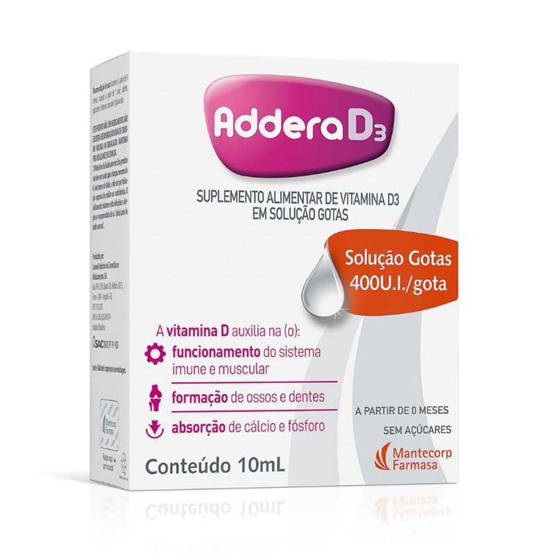 Addera Gotas D3 400UI 10ml
