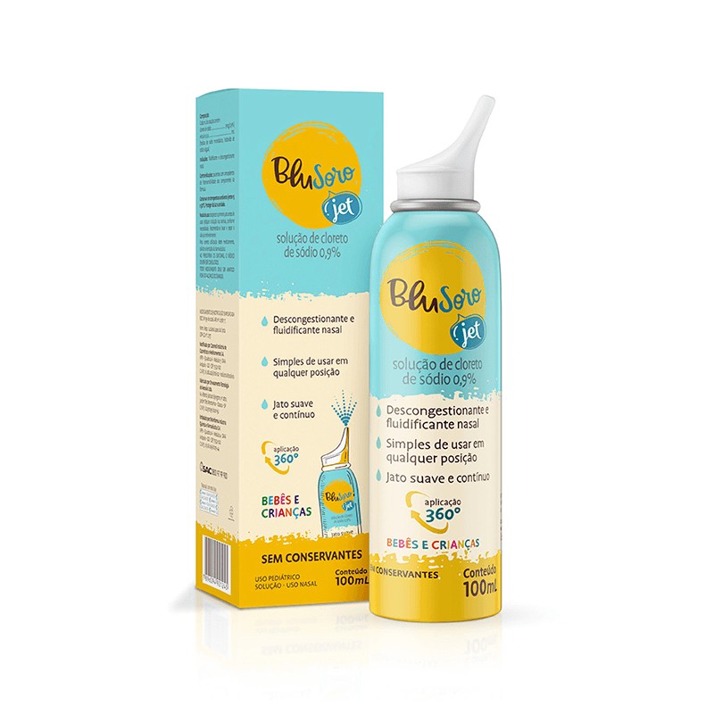 Blusoro Jet Spray Nasal Infantil 0.9% 100ml