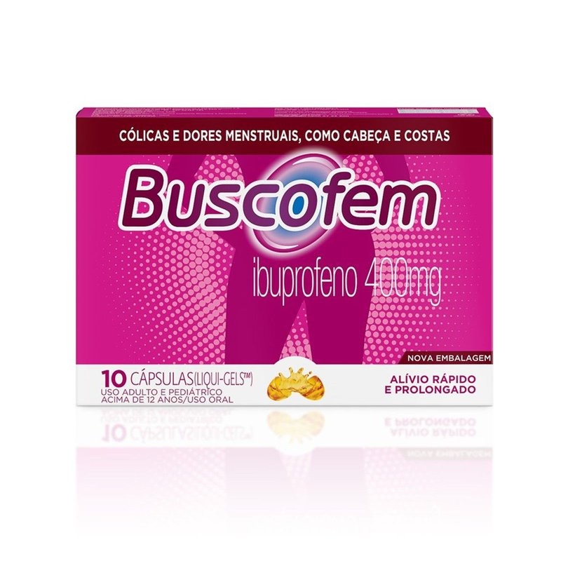 Buscofem 400mg c/10 Capsulas