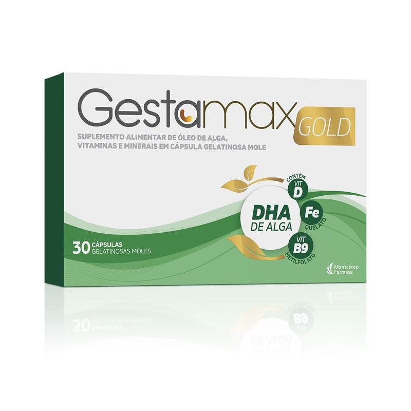 Gestamax Gold Com 30 Capsulas Gelatinosas Moles