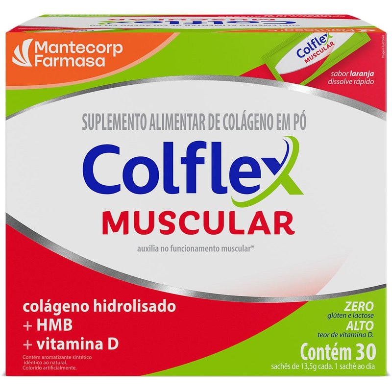 Colflex Muscular Sabor Laranja c/ 30 Saches