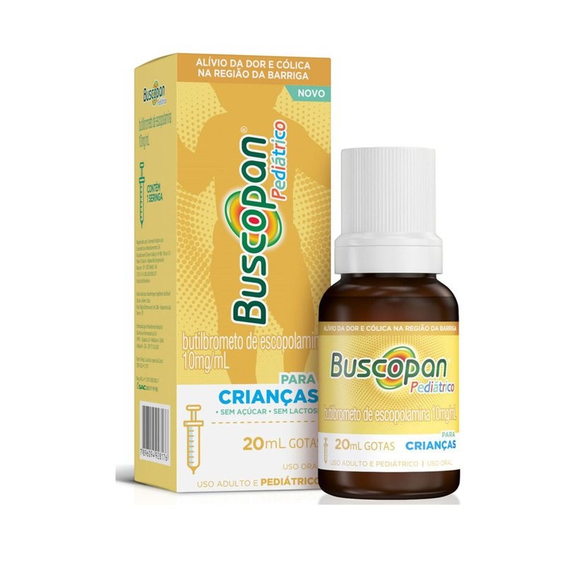 Buscopan Pediatrico Butilbrometo De Escopolamina 10mg/ml Soluçao Oral 20ml