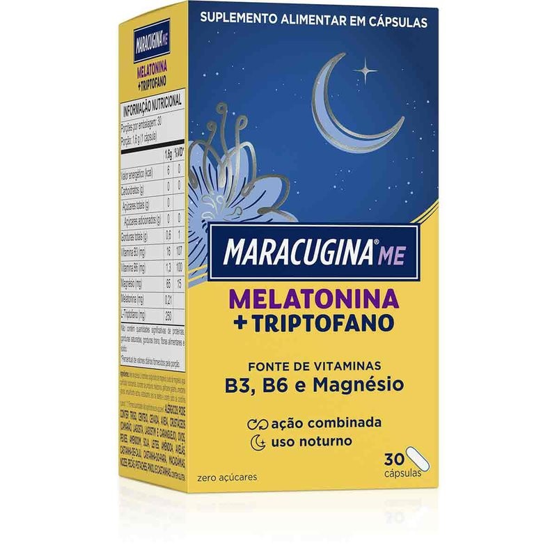 Maracugina Me Melatonina + Triptofano c/30 Capsulas