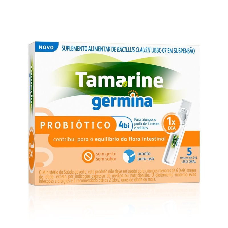 Probiotico Tamarine Germina c/5 Frascos 5ml
