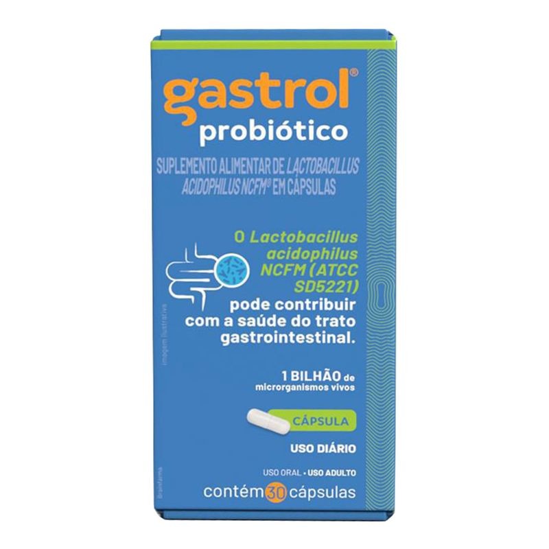 Gastrol Probiotico c/30 Capsulas Duras