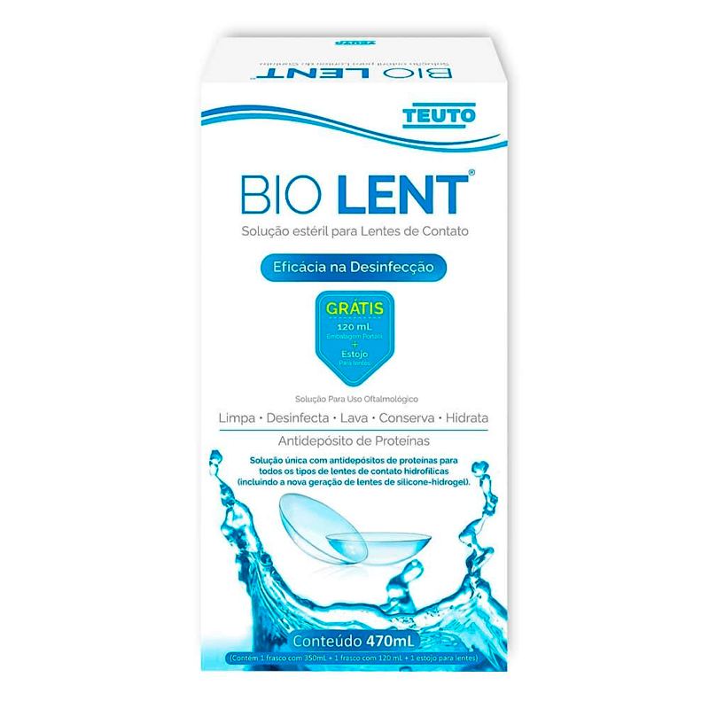 Kit Bio Lent Solução Lente 350ml+120ml
