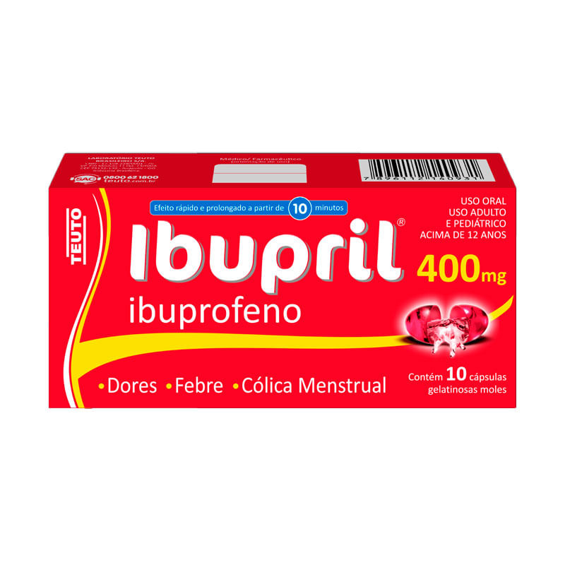 Ibuprofeno 400mg 10 comprimidos Teuto