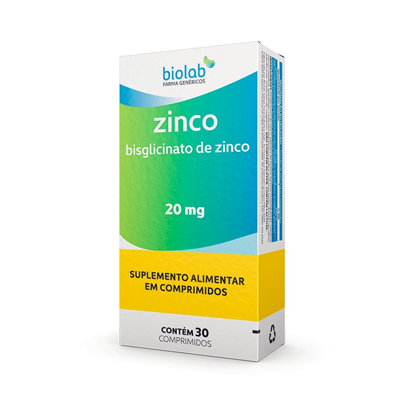 Zinco 20mg c/30 Comprimidos