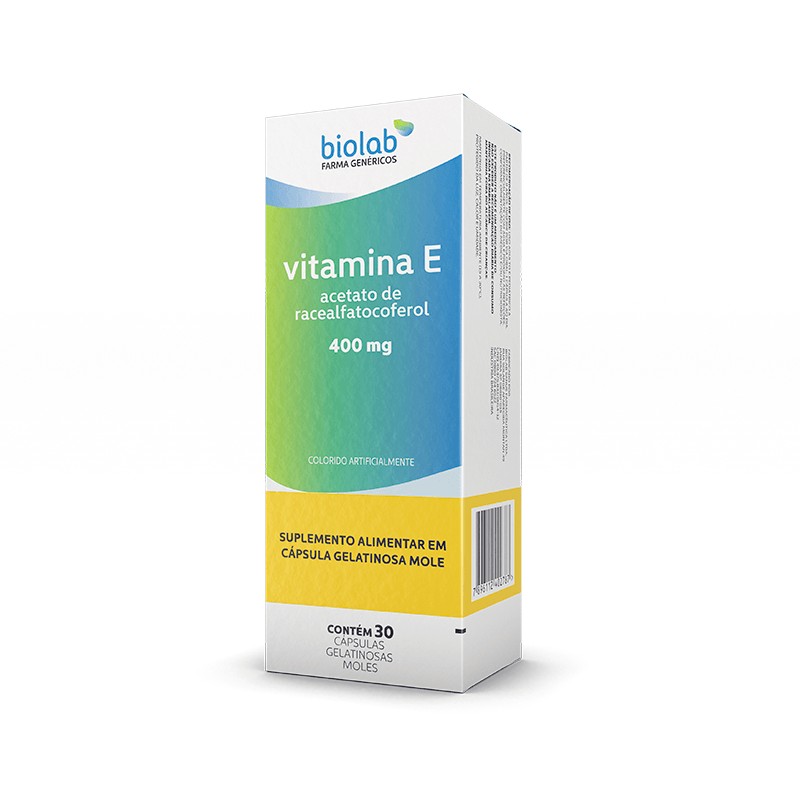 Vitamina E 400mg c/30 Capsulas Bio