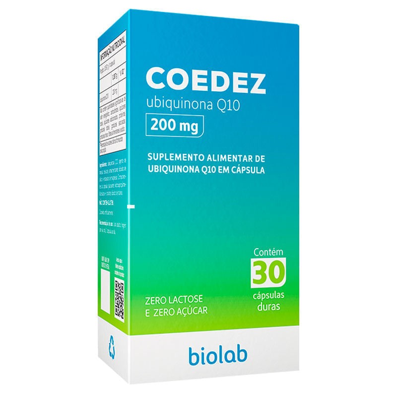 Coedez Q10 200mg 30 Capsulas