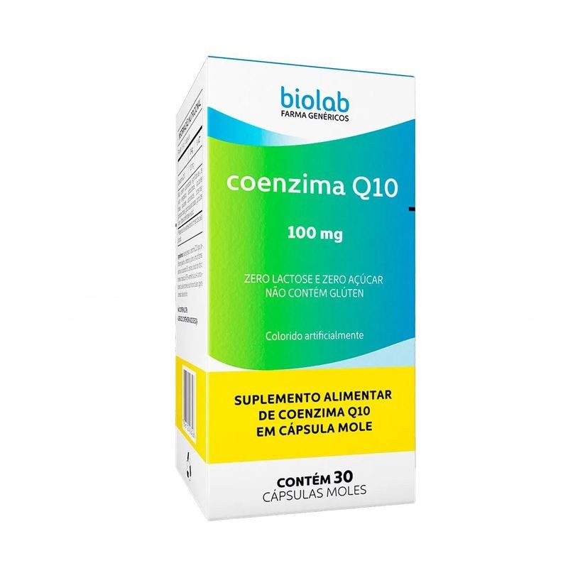 Coenzima Q10 100mg c/30 Capsulas