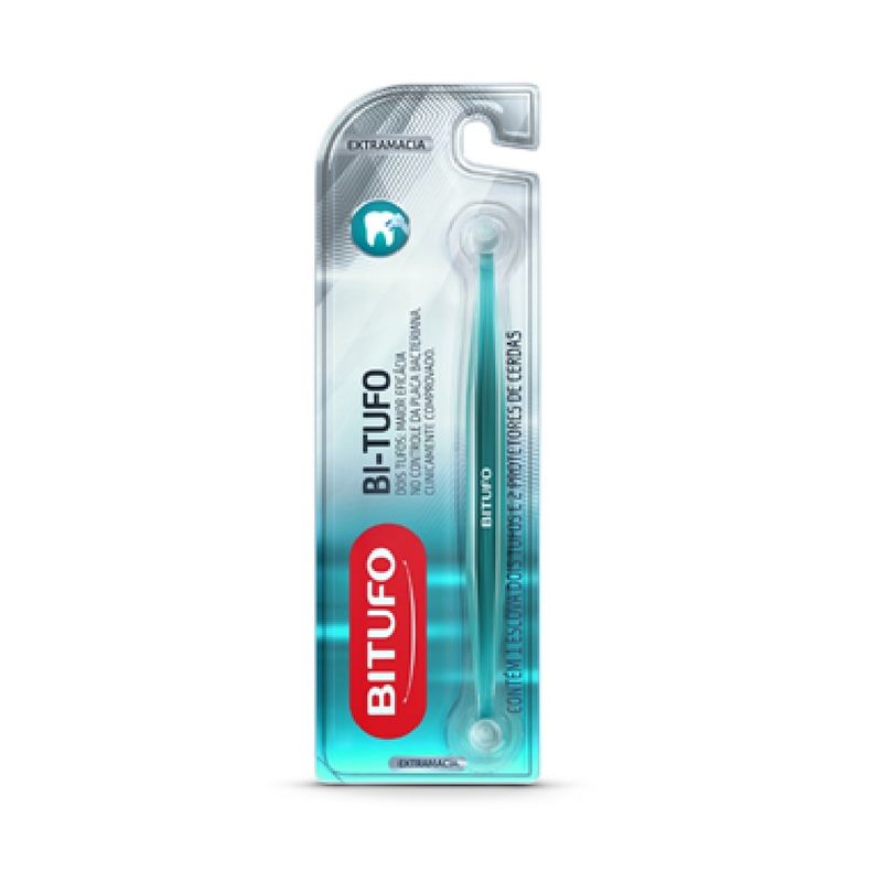 Escova Dental Bitufo Dois Tufos Extra Macia