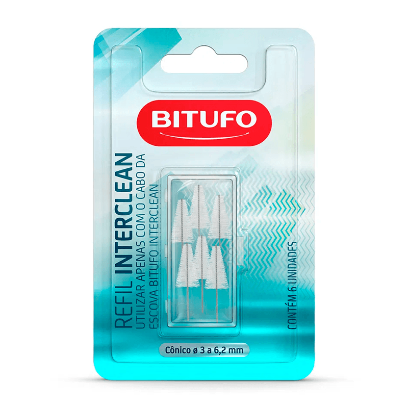 Bitufo Refil Interclean Conico Com 6