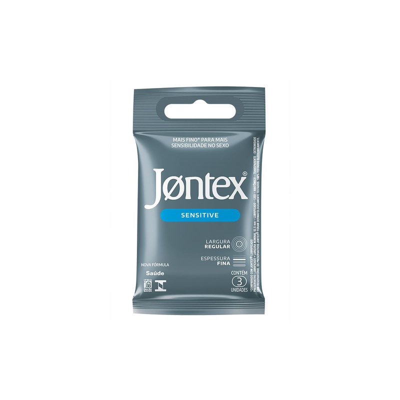 Preservativo Jontex Sensitive 3 Unidades