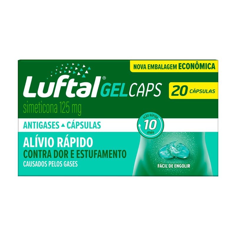 Luftal 125mg c/20 Capsulas Gel