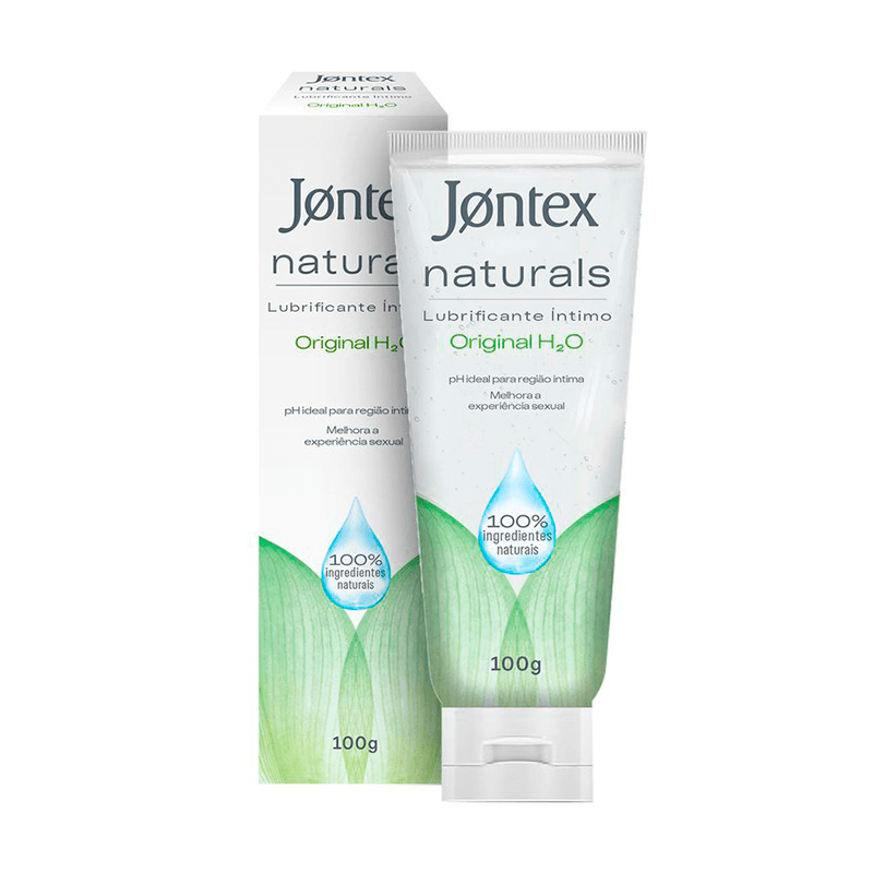 Gel Lubrificante Jontex Naturals H2O Original 100g