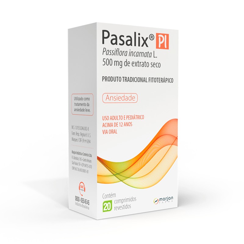 Pasalix Pi 500mg c/20 Comprimidos