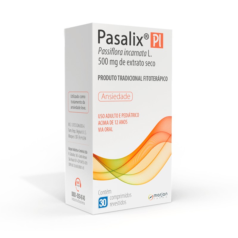 Pasalix Pi 500mg c/30 Comprimidos