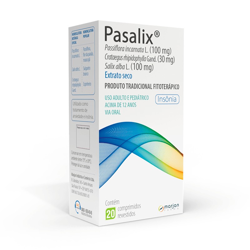 Pasalix c/20 Comprimidos
