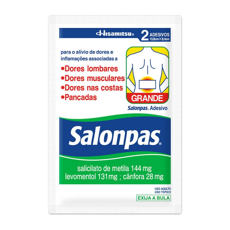 Salonpas Adesivo Grande 2 Unidades