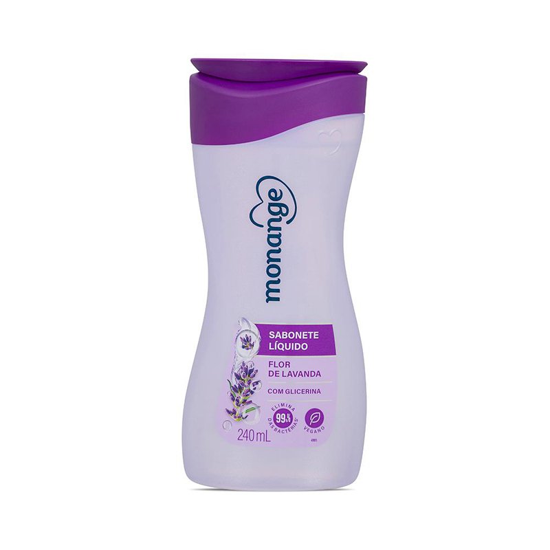 Sabonete Monange Liquido Flor De Lavanda 240ml