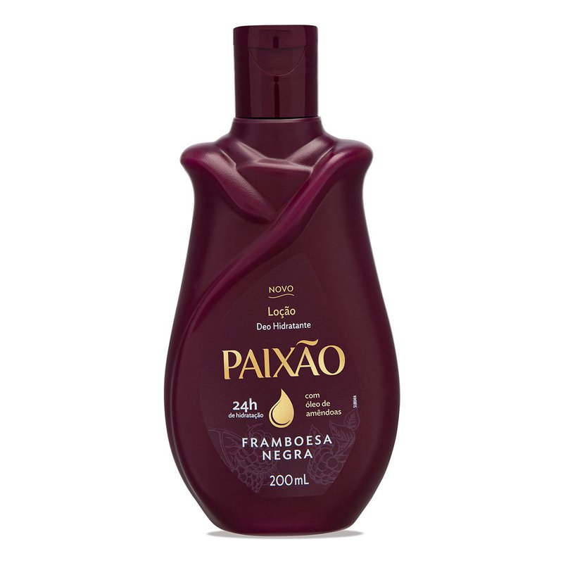 Locao Deo Paixao Framboesa Negra 200ml