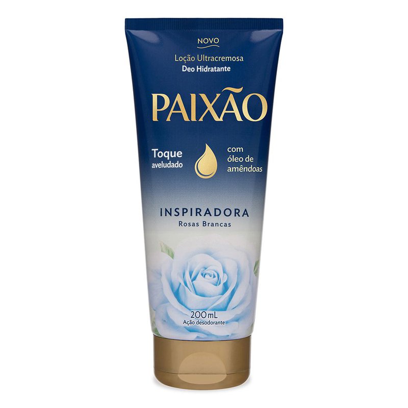 Locao Paixao Ultracremosa Inspiradora Rosas Brancas 200ml