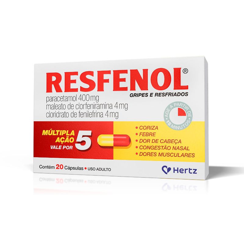 Resfenol Capsulas 20 Cápsulas