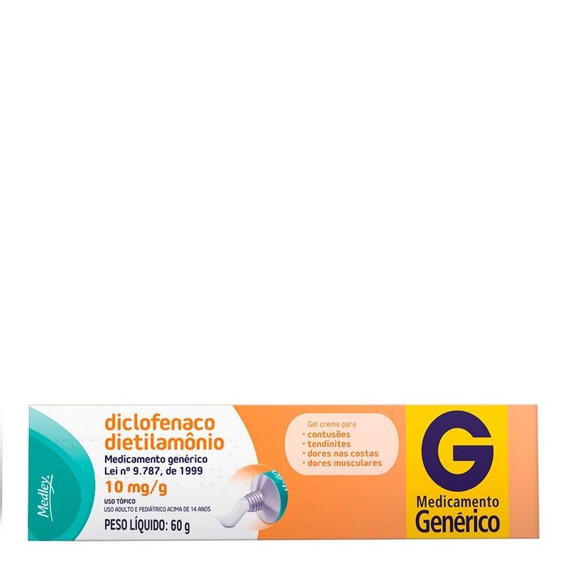 Diclofenaco Dietilamônio gel 60g Sanofi