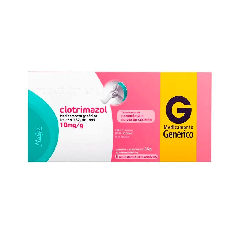 Clotrimazol 1% creme vaginal 35g Medley
