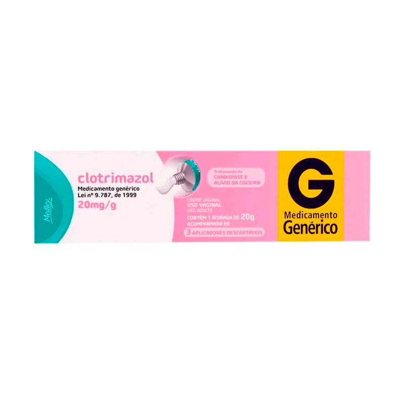 Clotrimazol 10mg creme vaginal 20g Medley