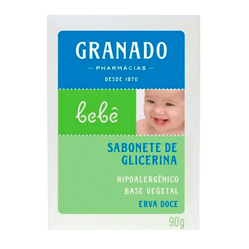 Sabonete De Glicerina Bebe Erva Doce Granado 90g