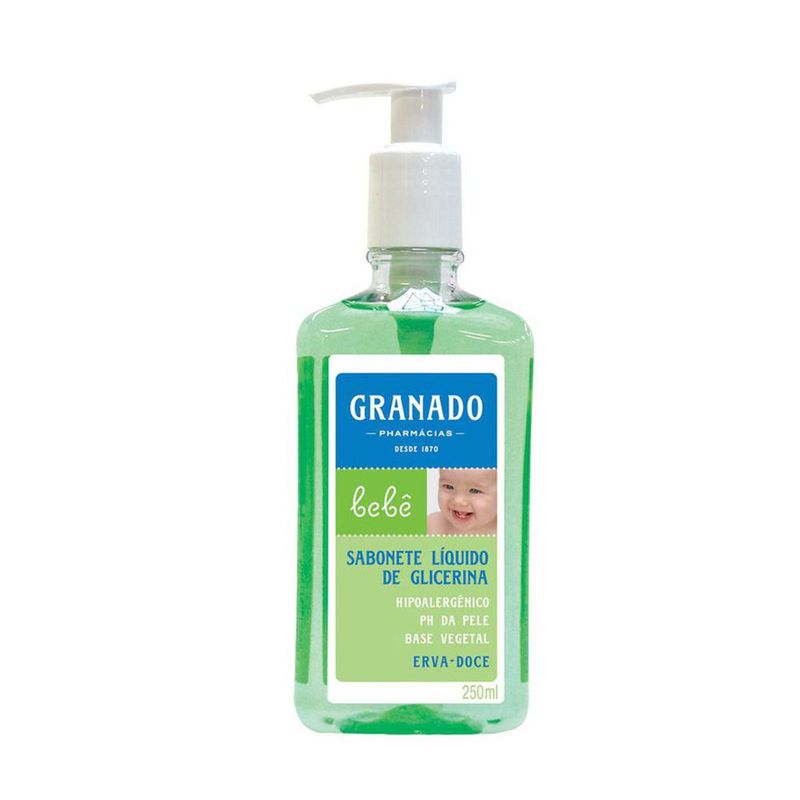 Sabonete Liquido Bebe Erva Doce Granado 250ml