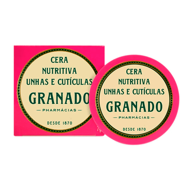 Cera Nutritiva Unhas E Cuticulas Pink Granado 7g