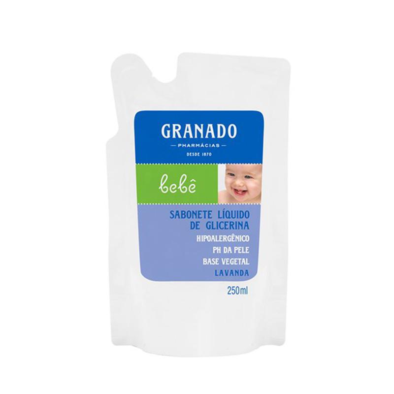 Refil Sabonete Liquido Bebe Lavanda Granado 250ml