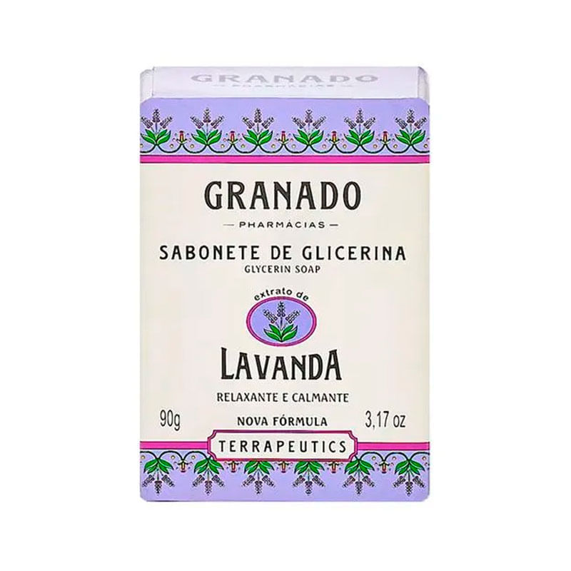 Sabonete De Glicerina Lavanda Terrapeutics Granado 90g