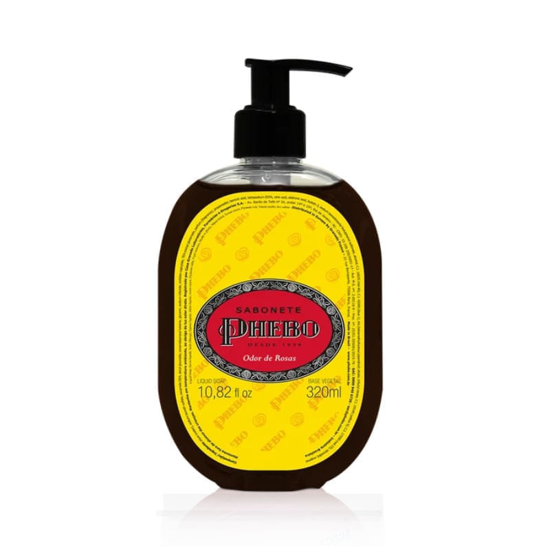 Sabonete Liquido Phebo Odor De Rosas 320ml