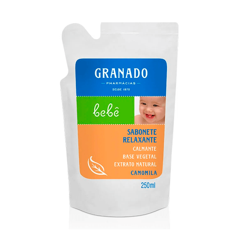 Refil Sabonete Liquido Bebe Camomila Granado 250ml