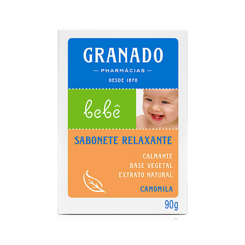 Sabonete De Glicerina Bebe Camomila Granado 90g